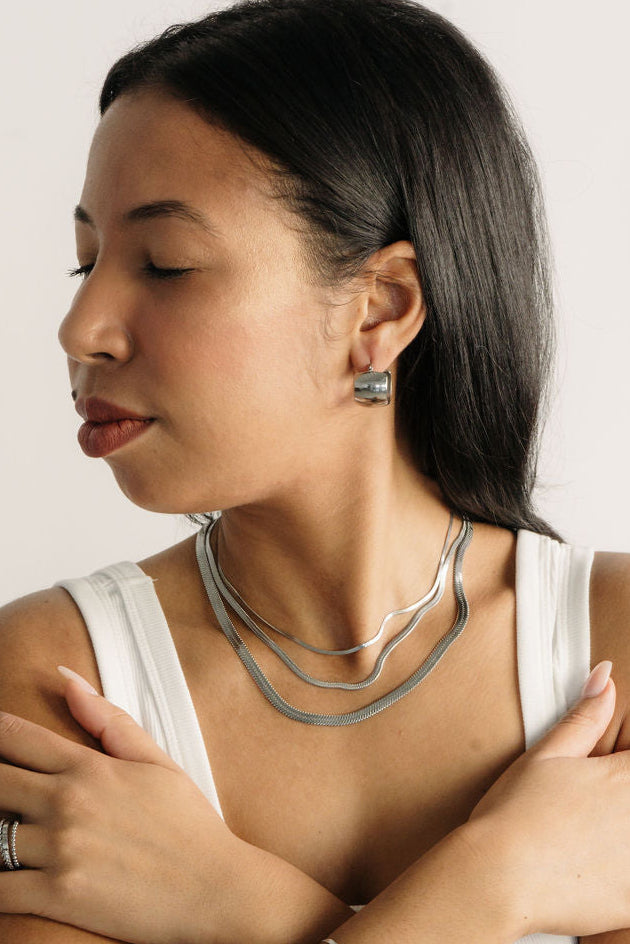 Bold Bulb Hoop Earrings