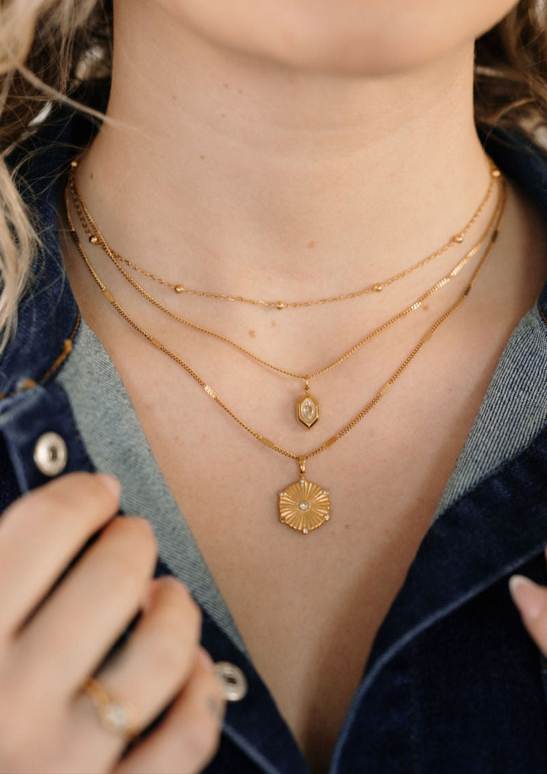 Oval Medallion Necklace