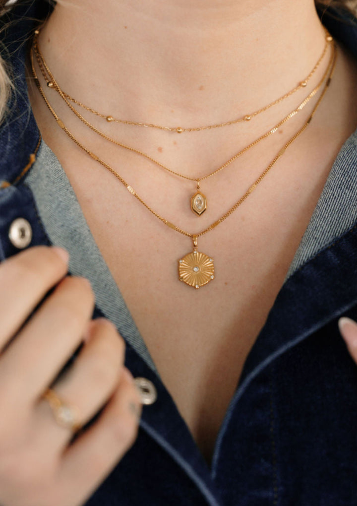 Round Medallion Necklace