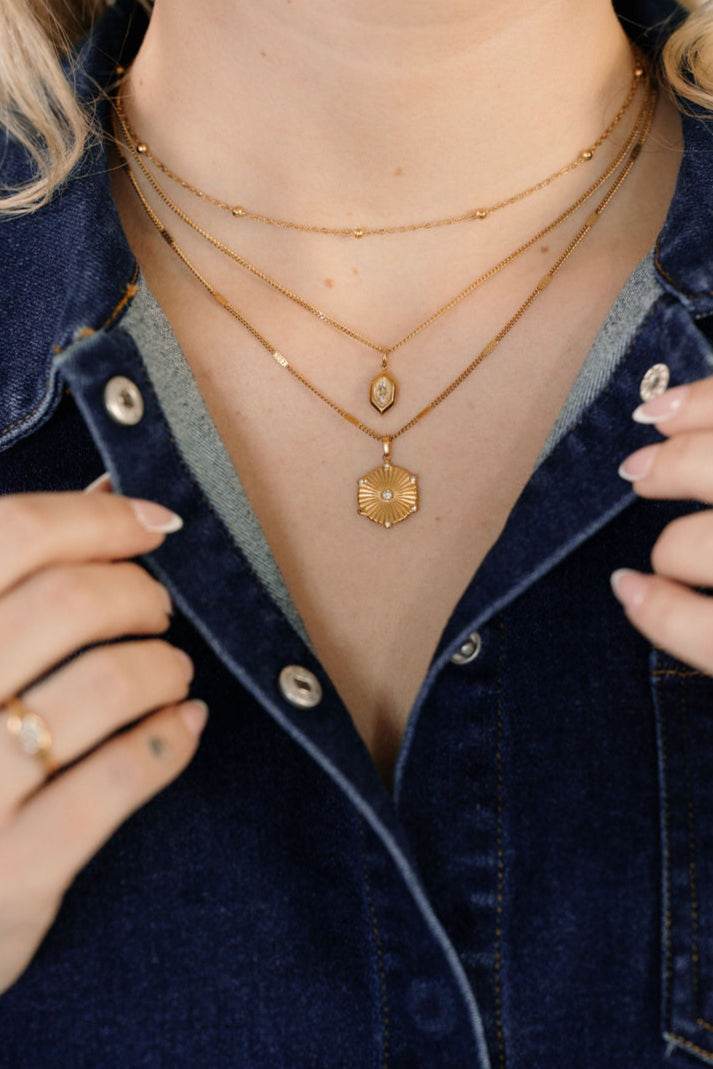 Oval Medallion Necklace