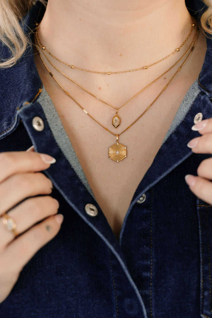 Round Medallion Necklace