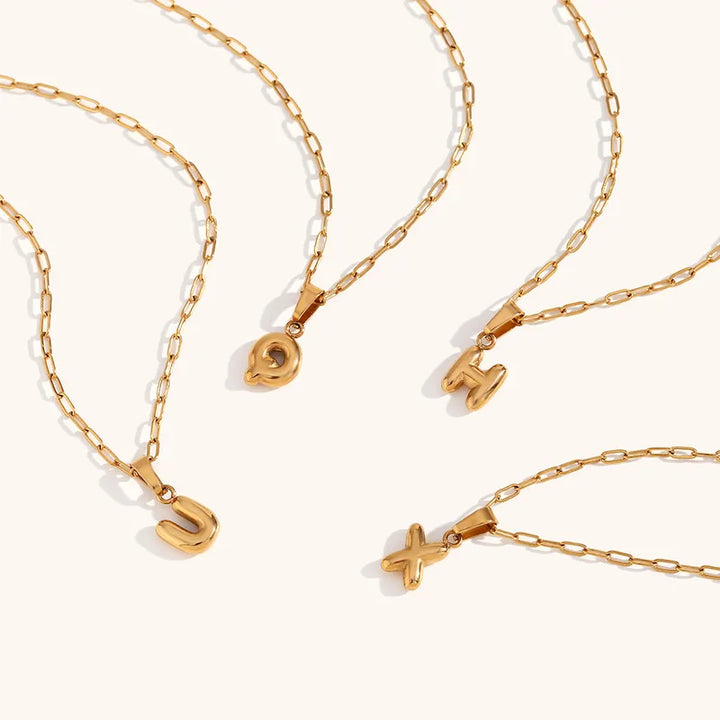 Pre-Order MINI Bubble Letter Necklace