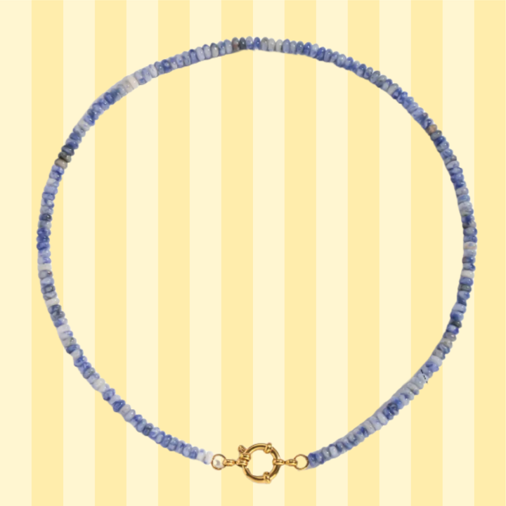 Sodalite Gemstone Charm Necklaces