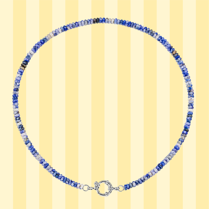 Sodalite Gemstone Charm Necklaces