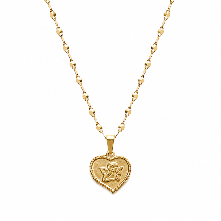 Angel Baby Necklace Gold