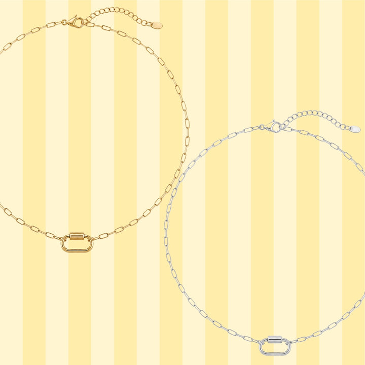 Classic Oval Charm Necklaces