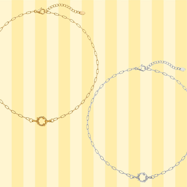 Classic Round Charm Necklaces
