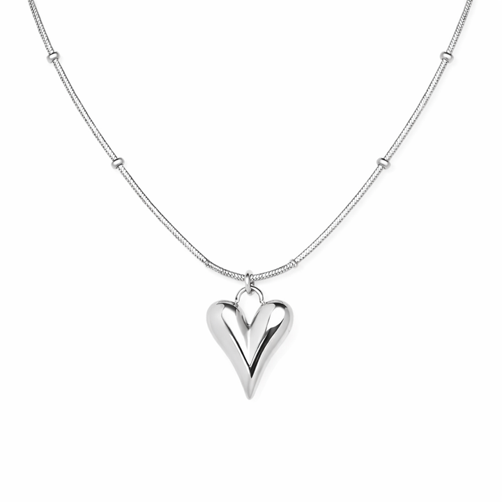 Heartthrob Necklace Silver