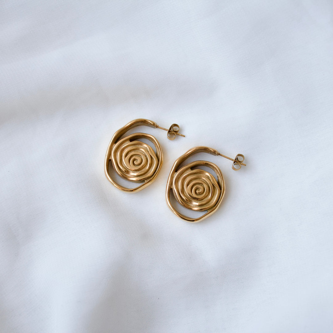 Vintage Swirl Earrings