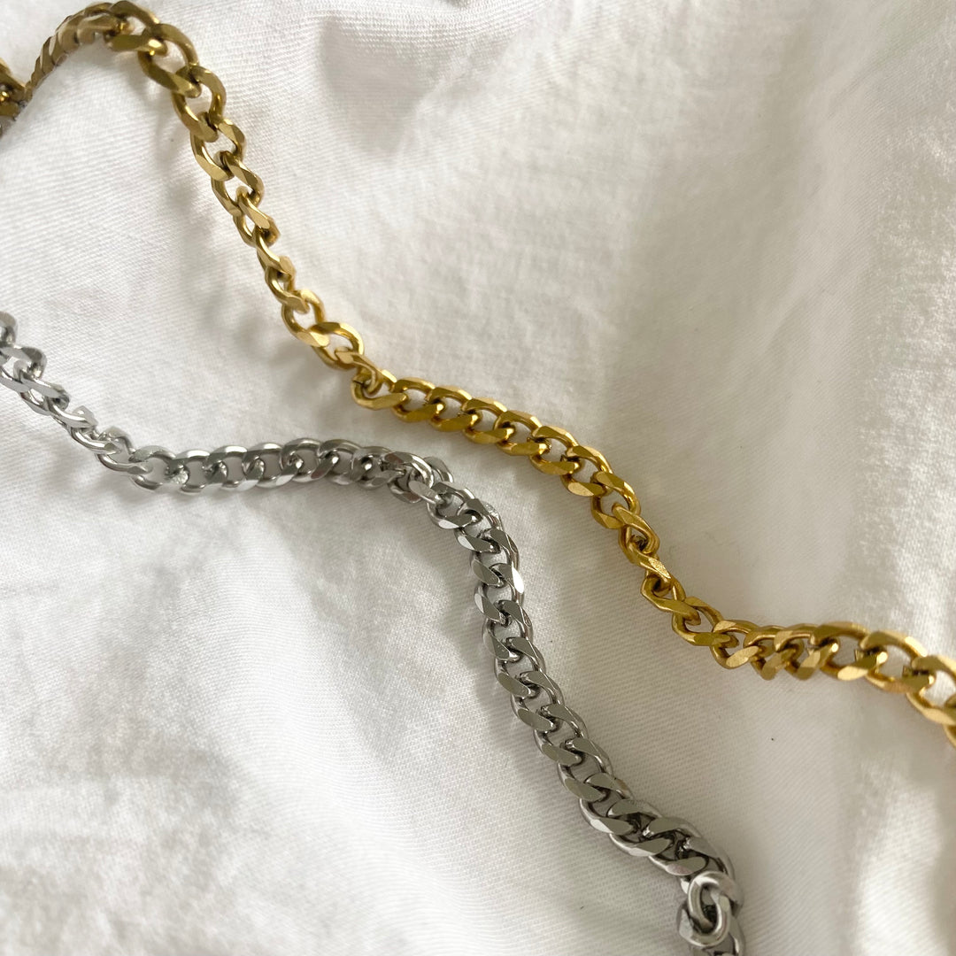 Simmer Curb Chain Anklets