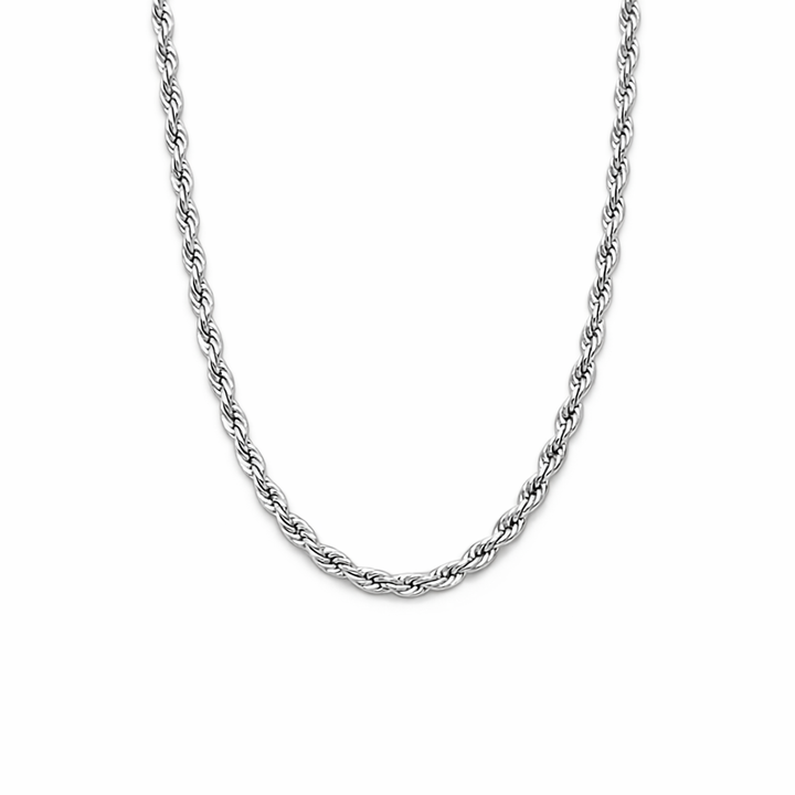 Rope Necklace Silver
