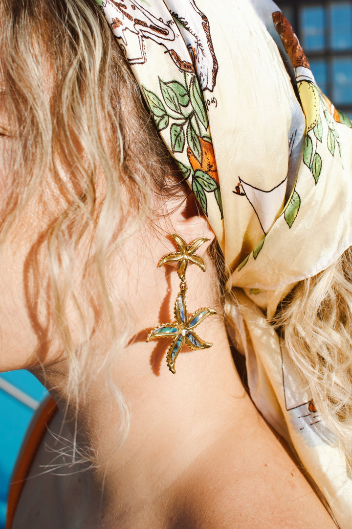 Stella Marina Starfish Stud Earrings
