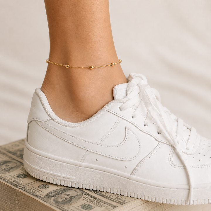 Ball Anklet Gold