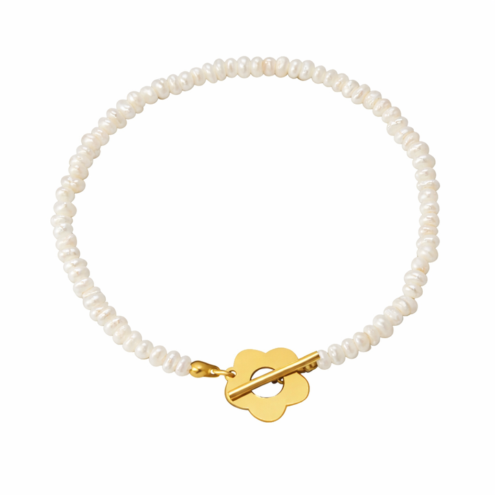 Flower Pearl Bracelet