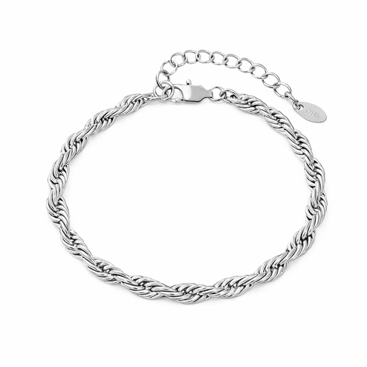 Rope Bracelet Silver